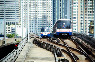 Bts gökyüzü tren bir saphan taksin istasyonu