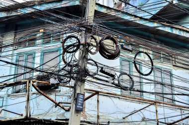 Kablo ve teller kaos