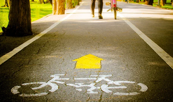Carril bici, carretera para bicicletas — Foto de Stock
