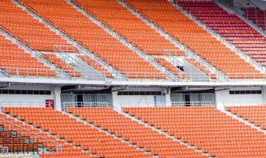 Kırmızı oturma Spor Stadyumu