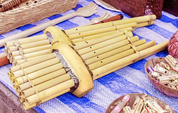 Кхене, тайские музыкальные инструменты — стоковое фото