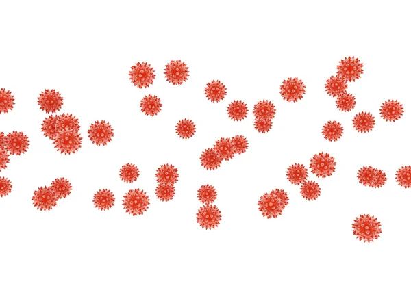 3D-Darstellung eines Virus Stockbild