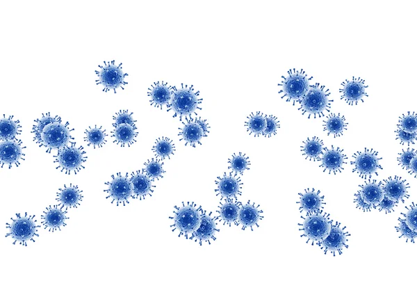 Representación 3D de un virus Imagen De Stock