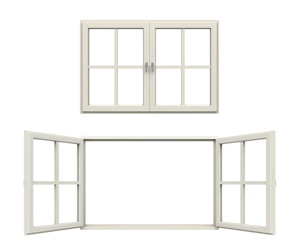 Beyaz pencere çerçevesi