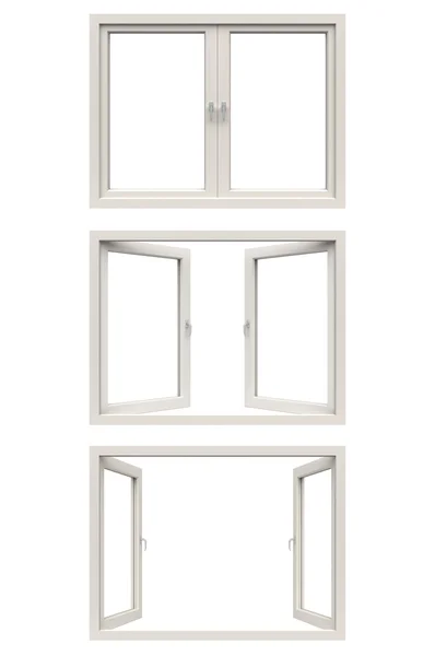 Beyaz pencere çerçevesi