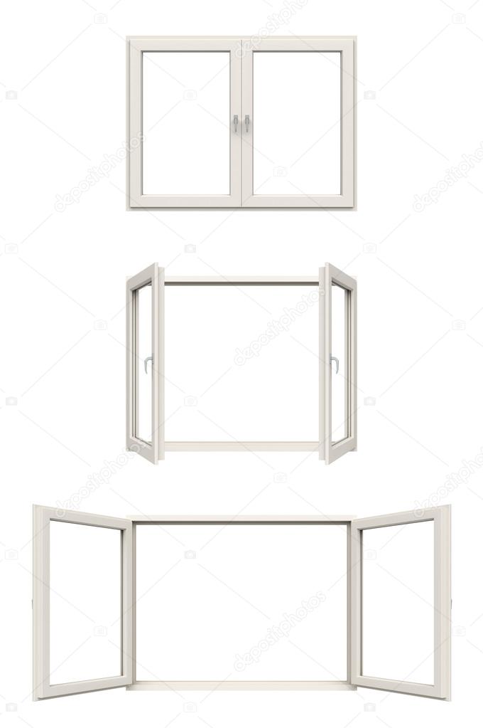 White window frame