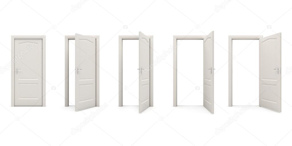 Open White Door Open White Door