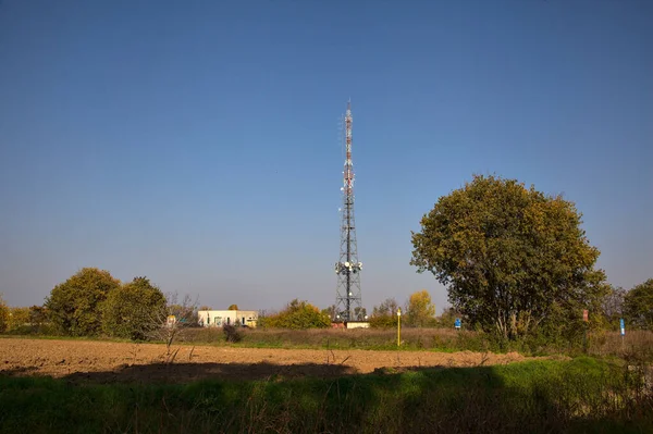 Antenne Het Platteland Naast Een Veld — Stockfoto