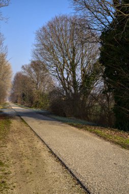 Nehrin yanındaki kırsalda.