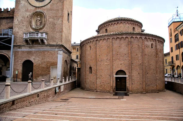 Igreja San Lorenzo Lado Torre Relógio Palácio Ragione — Fotografia de Stock