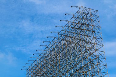 Reklam ve mavi gökyüzü