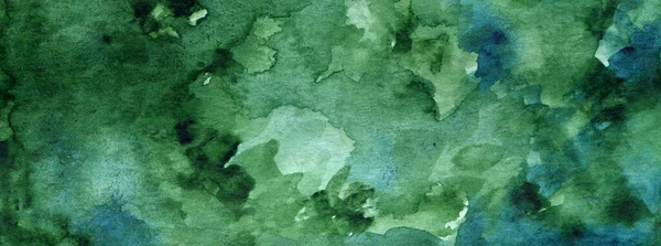 Akwarela Jasne Uniwersalne Kolorowe Tło Niebieska Zielona Farba Akwarela Tekstura — Zdjęcie stockowe
