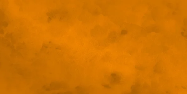 Acquerello Arancione Semplice Sfondo Monotono Pianura Con Macchie Vernice Sfondo — Foto Stock