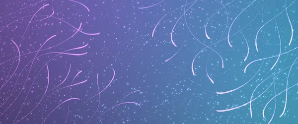 Espacio Abstracto Simple Elegante Fondo Azul Púrpura Con Estrellas Cometas —  Fotos de Stock