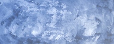 Basit mavi suluboya soyut sanat evrensel katı renk arkaplanı