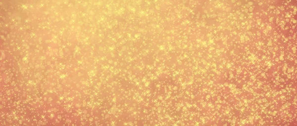 Gyllene Elegant Festlig Glänsande Lysande Abstrakt Bakgrund Med Många Gnistor — Stockfoto