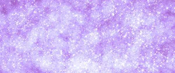 Grunge Violeta Abstracto Granulado Festivo Brillante Fondo Con Muchas Estrellas — Foto de Stock