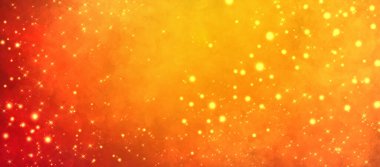 Kartların, afişlerin, davetiyelerin, broşürlerin ve benzeri şeylerin dekorasyonu için ışıl ışıl parlayan turuncu sarı arka plan..
