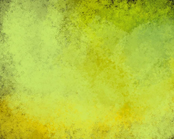 Зеленый Абстрактный Потрепанный Винтажный Фон Оттенками Желтого — стоковое фото