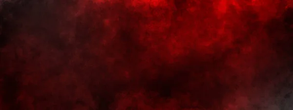 Dark Saturated Black Magic Background Red Fog — Stock Photo, Image