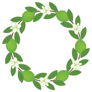 Vektör kireç çelenk