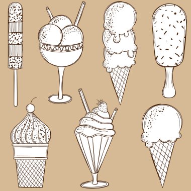 Dondurma takımı.