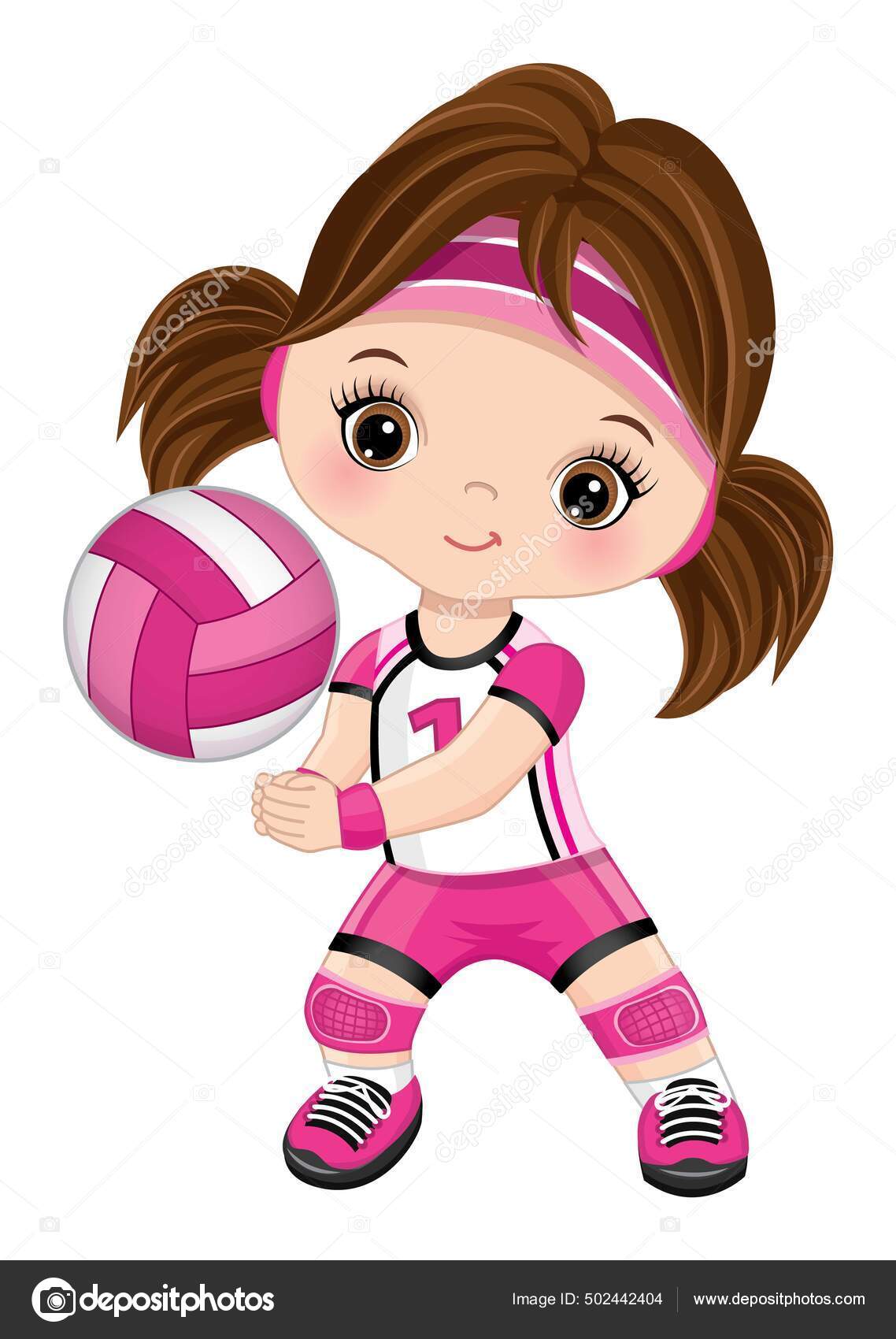 pessoas jogando vôlei livre de direitos Vetores Clip Art ilustração -spor0313-CoolCLIPS.com