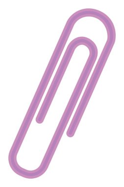 Pastel Purple Clinch izole edildi. Vektör Kucaklaması