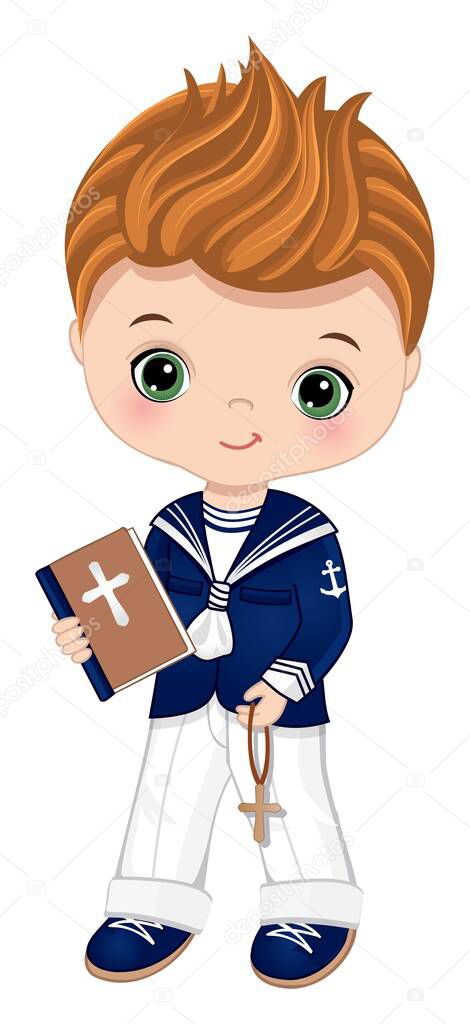 First Communion Spanish Sailor. Cute Boy Communion
