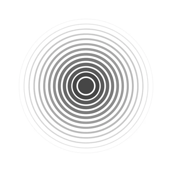 Siyah halkalar dalga çizgi