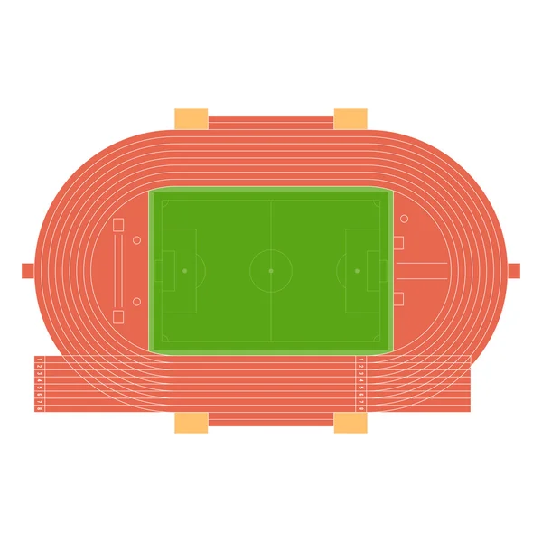 Stade de sport d'été — Image vectorielle