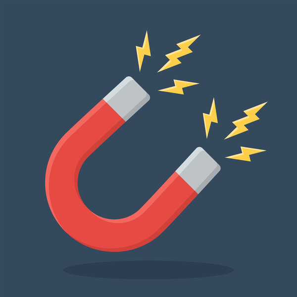 Магнит красной подковы
