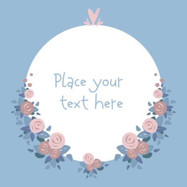 Tebrik kartı. Vektör illüstrasyonu