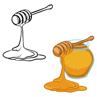 Tatlım, tatlım, ahşap bal ayı ve petek banka bardak
