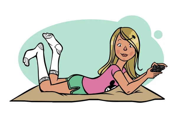 Europaeerin Teen Cartoon Kuessen