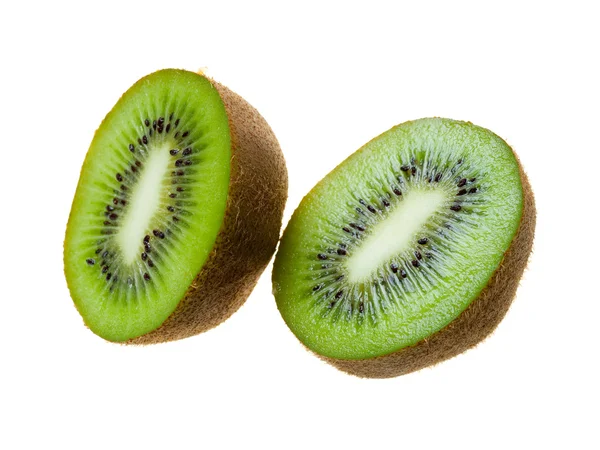 Kiwi in twee gesneden — Stockfoto