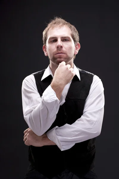 Portrait of a man with suit — Stock Photo, Image