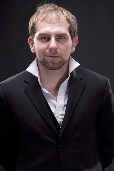 Portrait of a man with suit — Stock Photo, Image