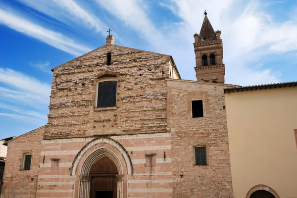 Iglesia San Giacomo Centro Histórico Umbria Foligno —  Fotos de Stock