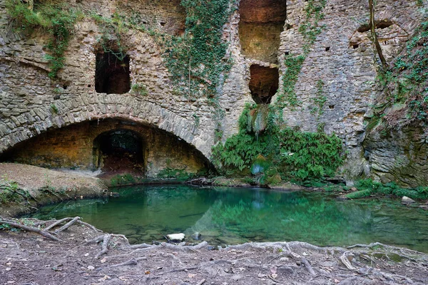 Ruines Ancien Moulin Scandicci Toscan — Photo