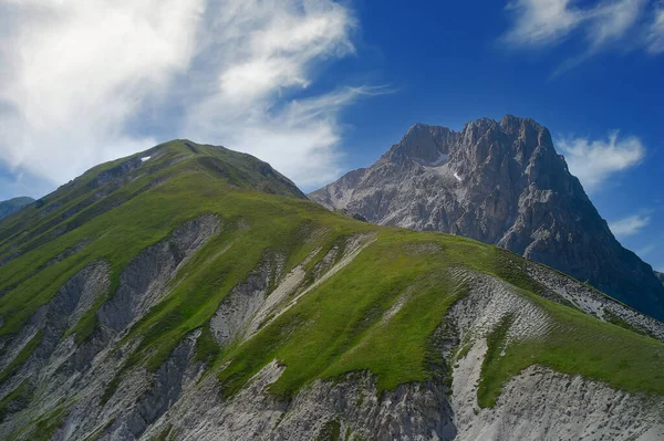 Aerial View Big Horn Field Emperor Abruzzo — Stock Photo, Image