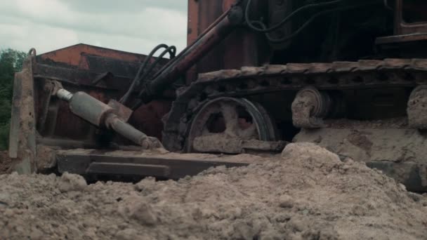 Buldozer taş ocağından taş çıkarma — Stok video
