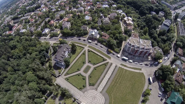 Lviv - luchtfoto — Stockfoto