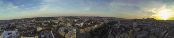 Lviv  - Aerial View — Stock Photo, Image