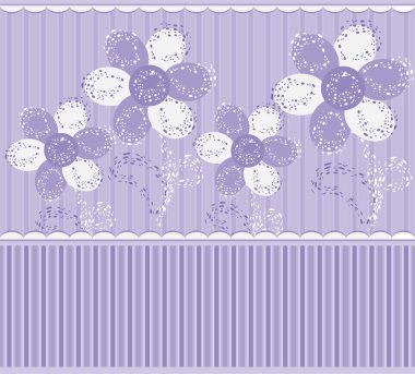 Wallpaper abstract flowers