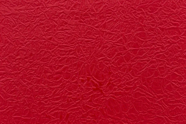 Textura Červená Barva Lesklá Umělá Kůže Výrazným Reliéfem Pro Pozadí — Stock fotografie