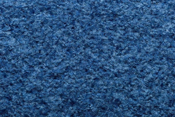 Textura Textil Azul Boucle Superficie Pelusa Primer Plano —  Fotos de Stock