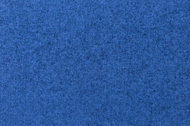 Mavi kumaş, bukle, kabarık yüzey. Yakın plan..