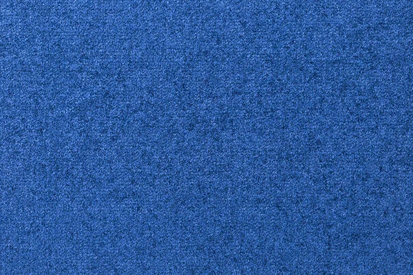 Textura Textil Azul Boucle Superficie Pelusa Primer Plano — Foto de Stock
