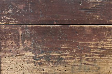 Eski boyanmış ahşap ahşap ahşap döşemeler..